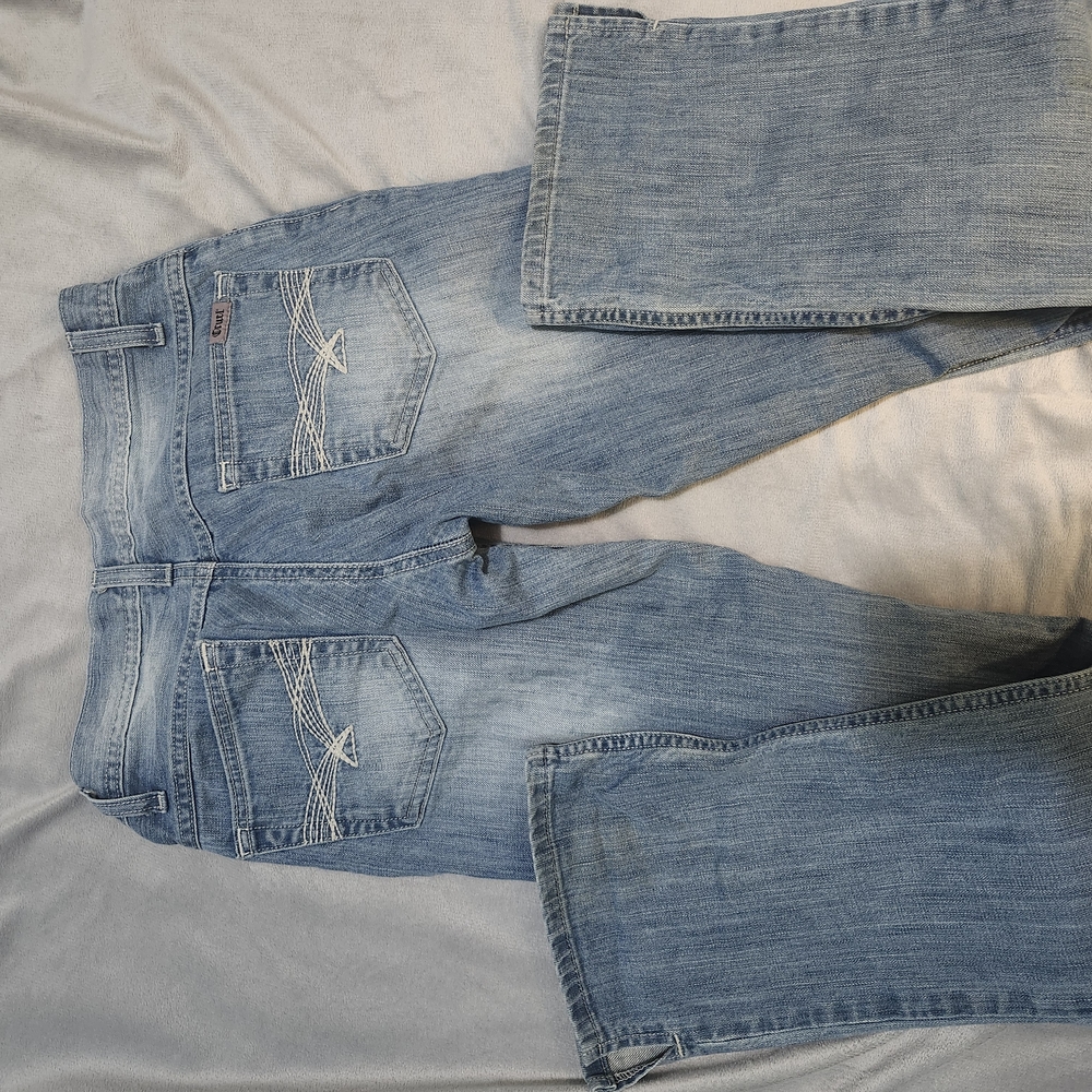 CRUEL DENIM Women's Straight Leg Jeans - Light Blue